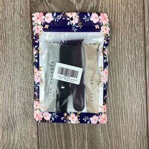 apple watch bands 42mm 44mm 45mm 3‎ Pack Variety Black Tan